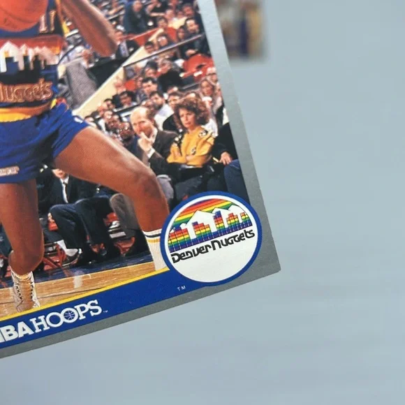 Joe Barry Carrol Denver Nuggets 1990 NBA HOOPS #92 Trading Card - Picture 5 of 9